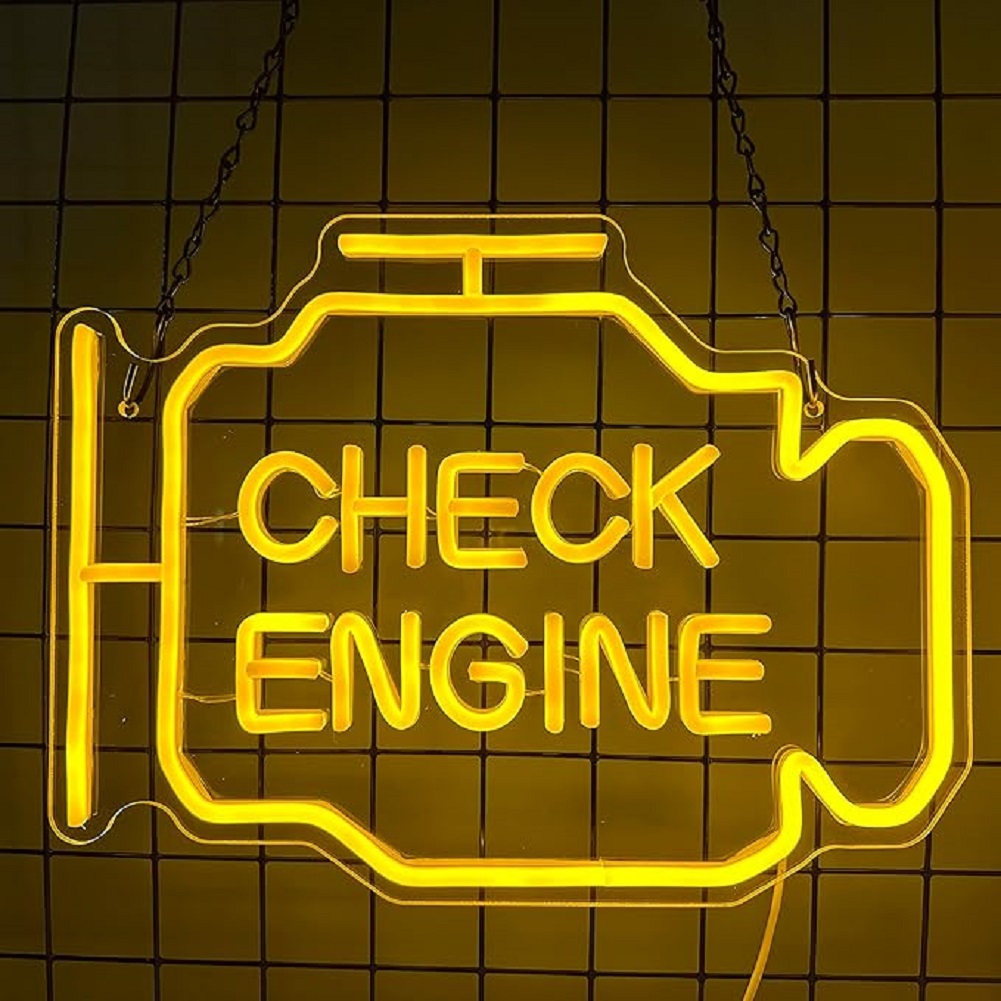 Check Engine LED Neon Sign