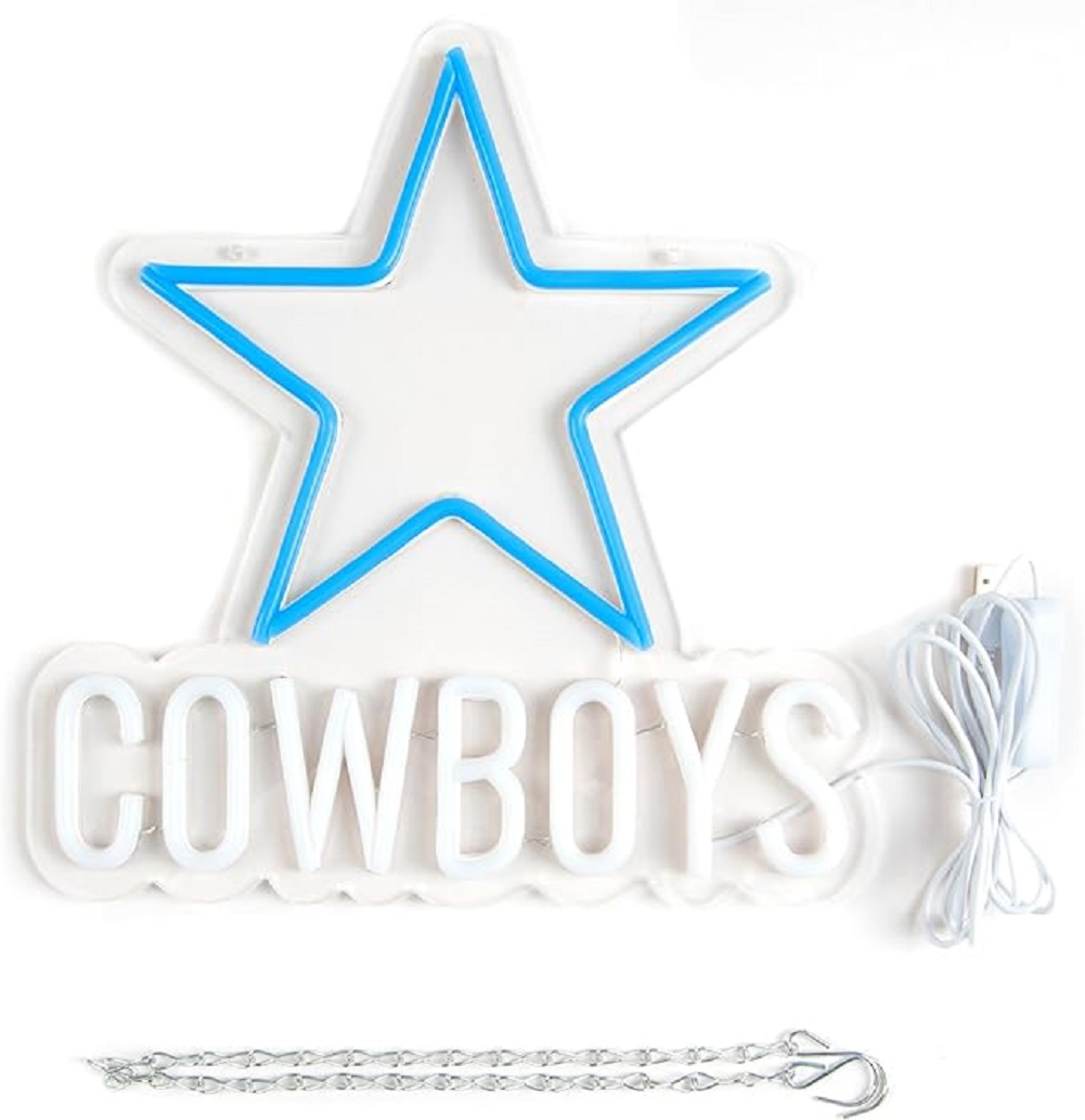 Cowboys Star LED Neon Sign