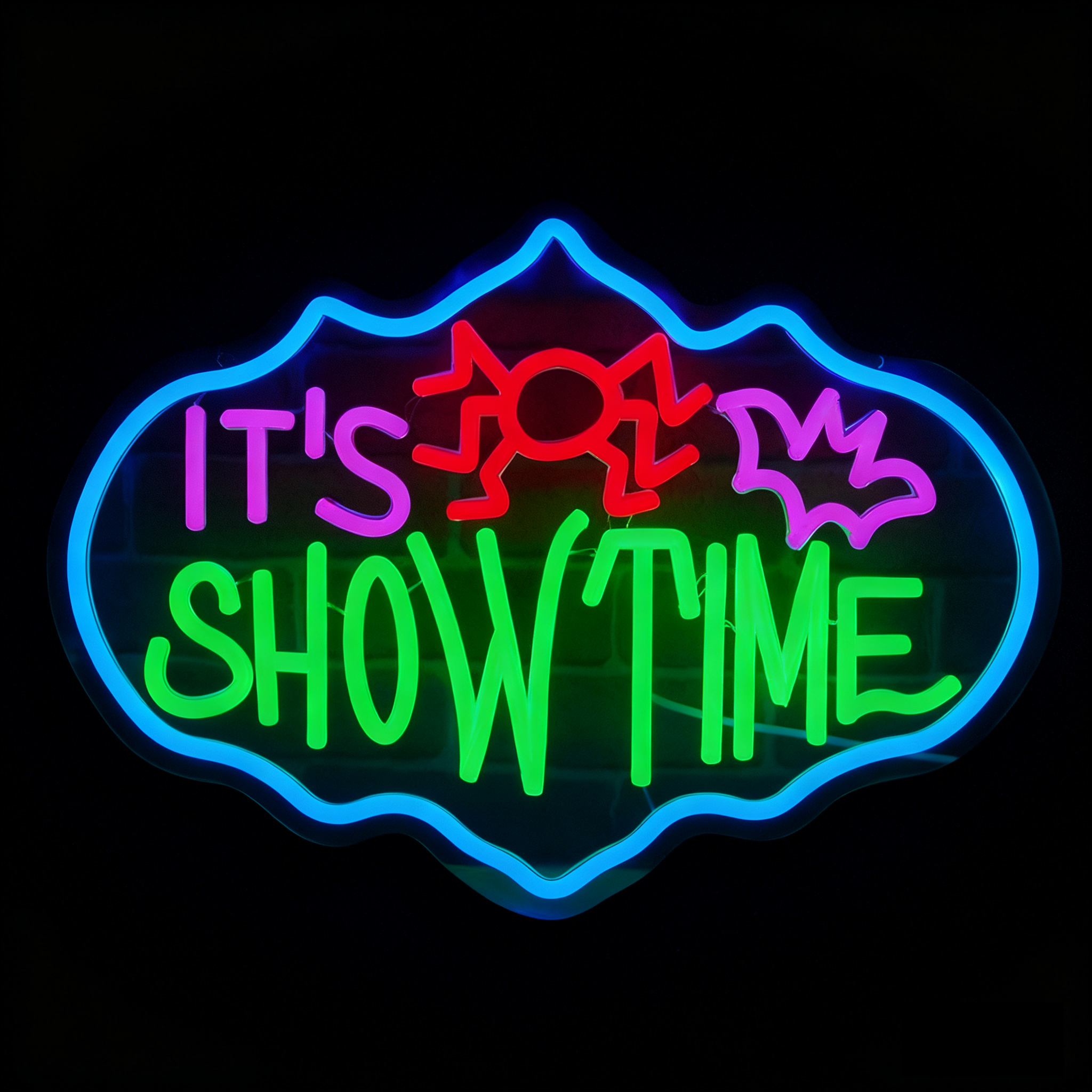 "It's Showtime" LED Neon Sign